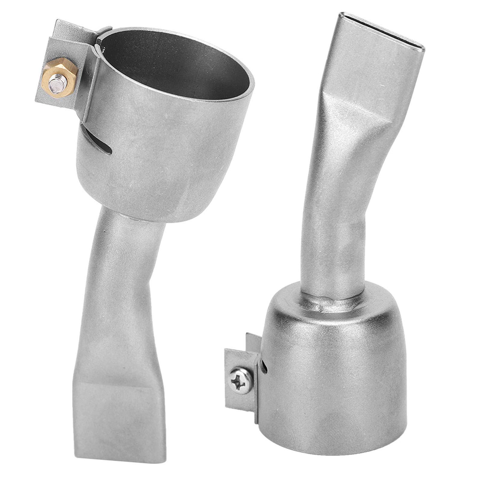 2Pcs Heat Gun Nozzle, Hot Air Gun Welding Nozzle for PVC Plastic Sheet, Welding Nozzle Soldering Accessories