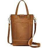 S-ZONE Small Crossbody Bags for Women Real Leather Cross Body Handbags Cell Phone Purses