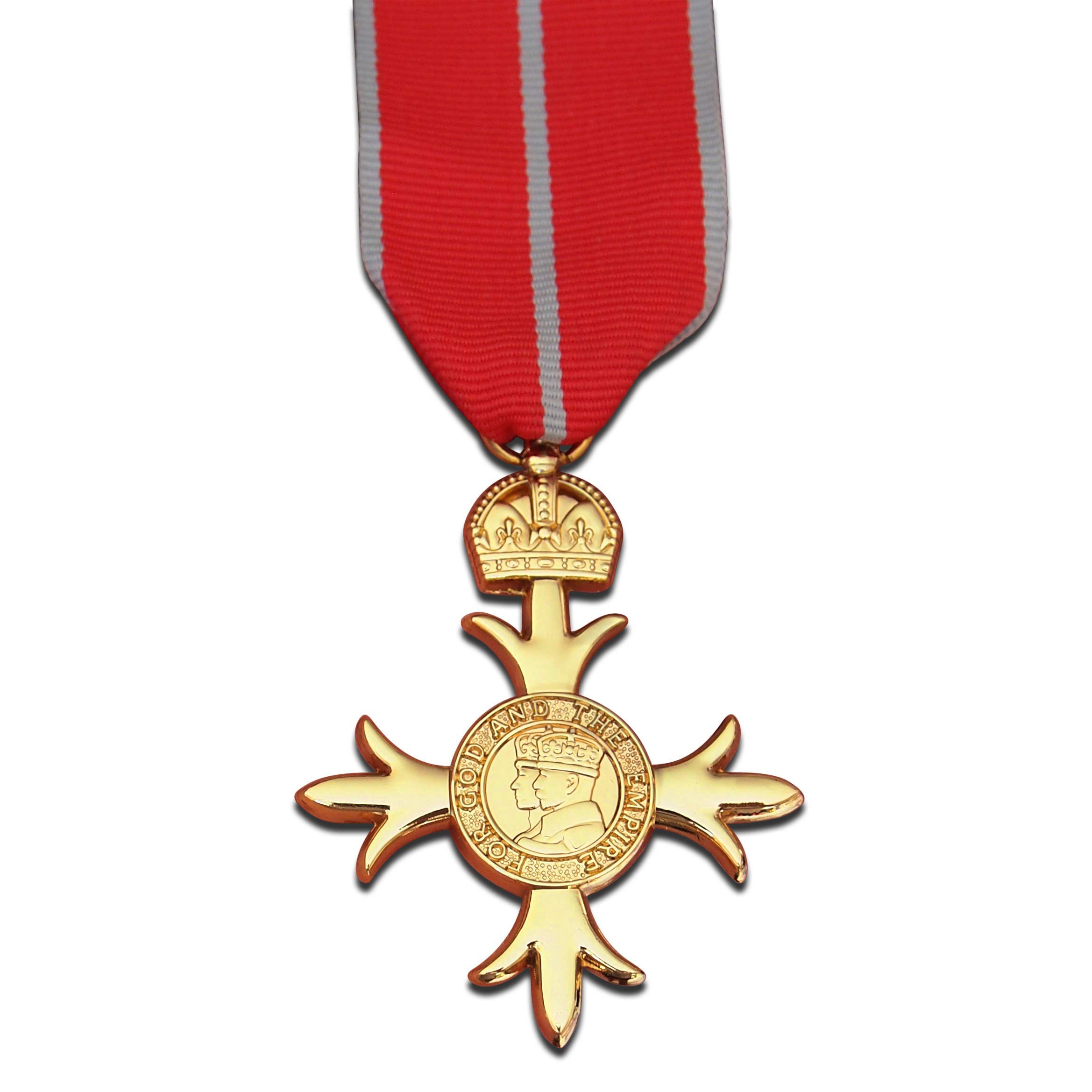Trikoty OBE Military Medal With for Military Army Ribbon for Officer British Empire Repro