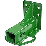 Rear Trailer Hitch Receiver fits John Deere Gator 4x2 6x4 Old Style BoltOn Green