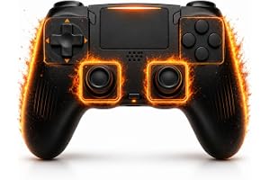 Genérico Controle Compatível com PS4, PC, Notebook e TV, 4 em 1 Sem Fio | Com Bluetooth Smart TV Samsung, LG, TCL, Phillips, Android, Google TV, Tyzen, Qled, 4K, Gaming Hub, Game Pass, Geforce Now