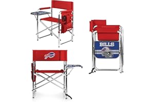 Picnic TIME NFL Unisex-Adult NFL Sports Chair with Side Table, Beach Chair, Camp Chair for Adults