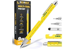 KEZKALS Gifts for Dad, 9 in 1 Multitool Pen, Fathers Day Mens Gifts for Dad Husband, Personalized Father's Day Gifts from Daughter Wife, Dad Gifts for Men Grandpa, Anniversary Birthday Gifts for Men