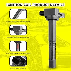MOAUTO Set of 4 Ignition Coils Pack UF602