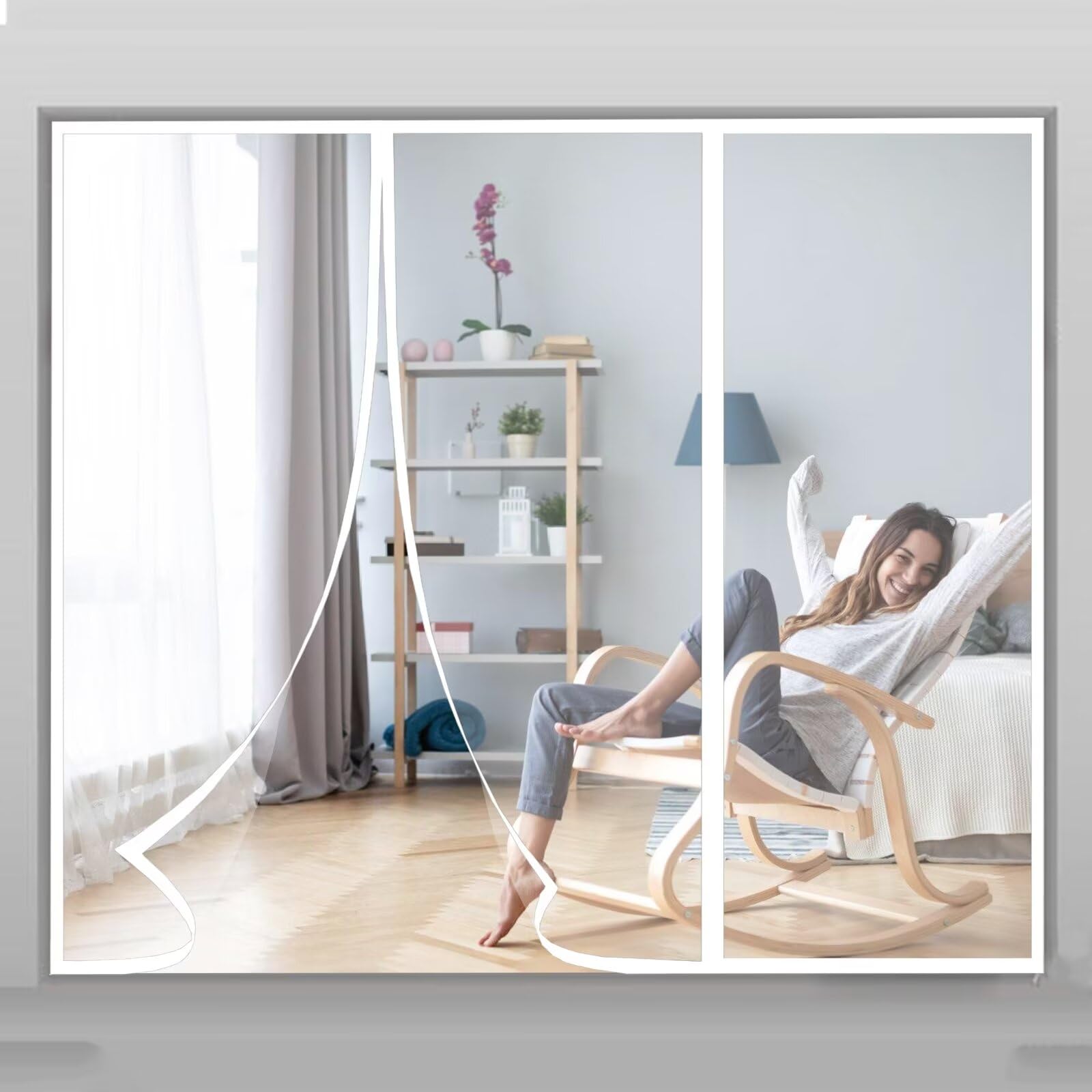 Double Door Screen Magnetic Closure