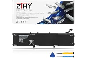 ZTHY 97WH 6GTPY Battery for Replacement for Dell XPS 15 9560 9570 7590 Series Precision 5510 5520 5530 5540 M5520 M5510 Serie