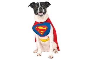 DC Comics Superheroes: Superman Pet Costume for For Dogs or Cats by Rubies, XL