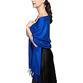 Achillea Soft Silky Pashmina Scarf for Women – Shawl Wrap for Evening Dresses, Bridesmaids, Weddings & Everyday Wear