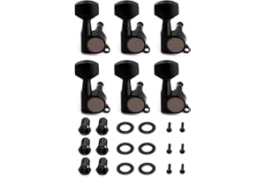 Metallor Sealed String Tuning Pegs Tuning Keys Grover Machines Heads Tuners 6 In Line Right Handed Electric Guitar Acoustic G