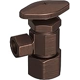 PROFLO PF203 5/8" x 3/8" Angle Supply Stop Valve - Oil Rubbed Bronze
