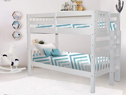 white bunk beds amazon
