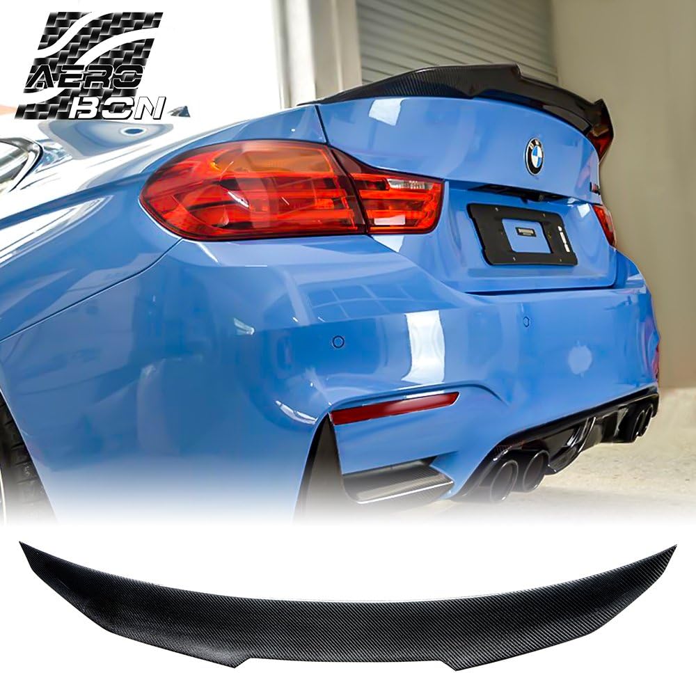 AeroBon Style Real Carbon Fiber Trunk Spoiler For F32 4-Series Coupe 2014-2018