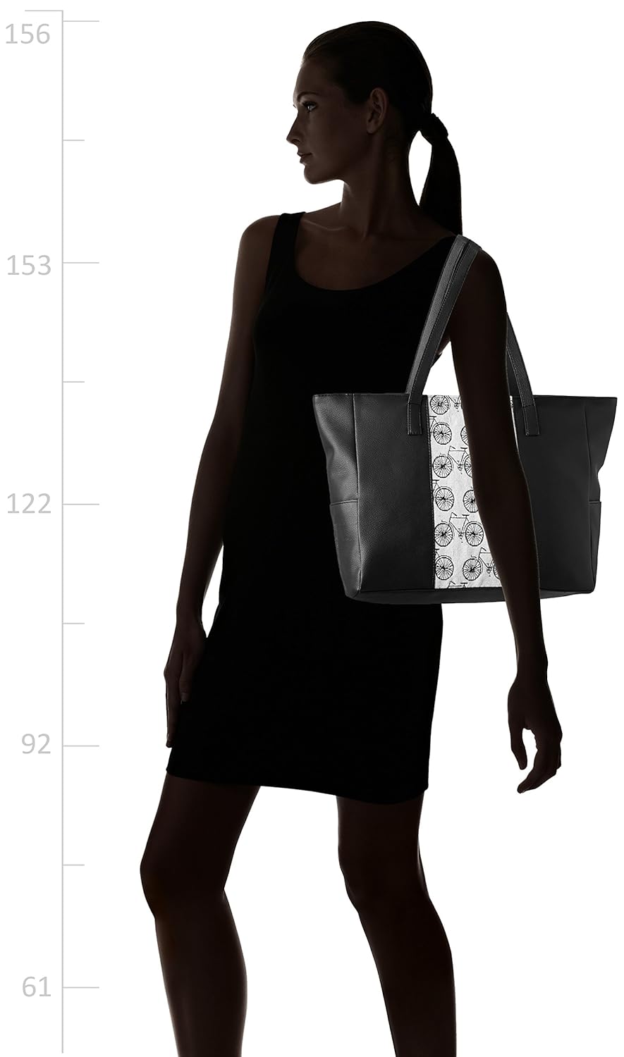 kanvas katha women's tote bag (black) ()