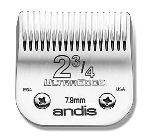 Andis 63165 UltraEdge Carbon-Infused Steel Clipper Blade, Size 2-3/4, 5/16-Inch Cut Length
