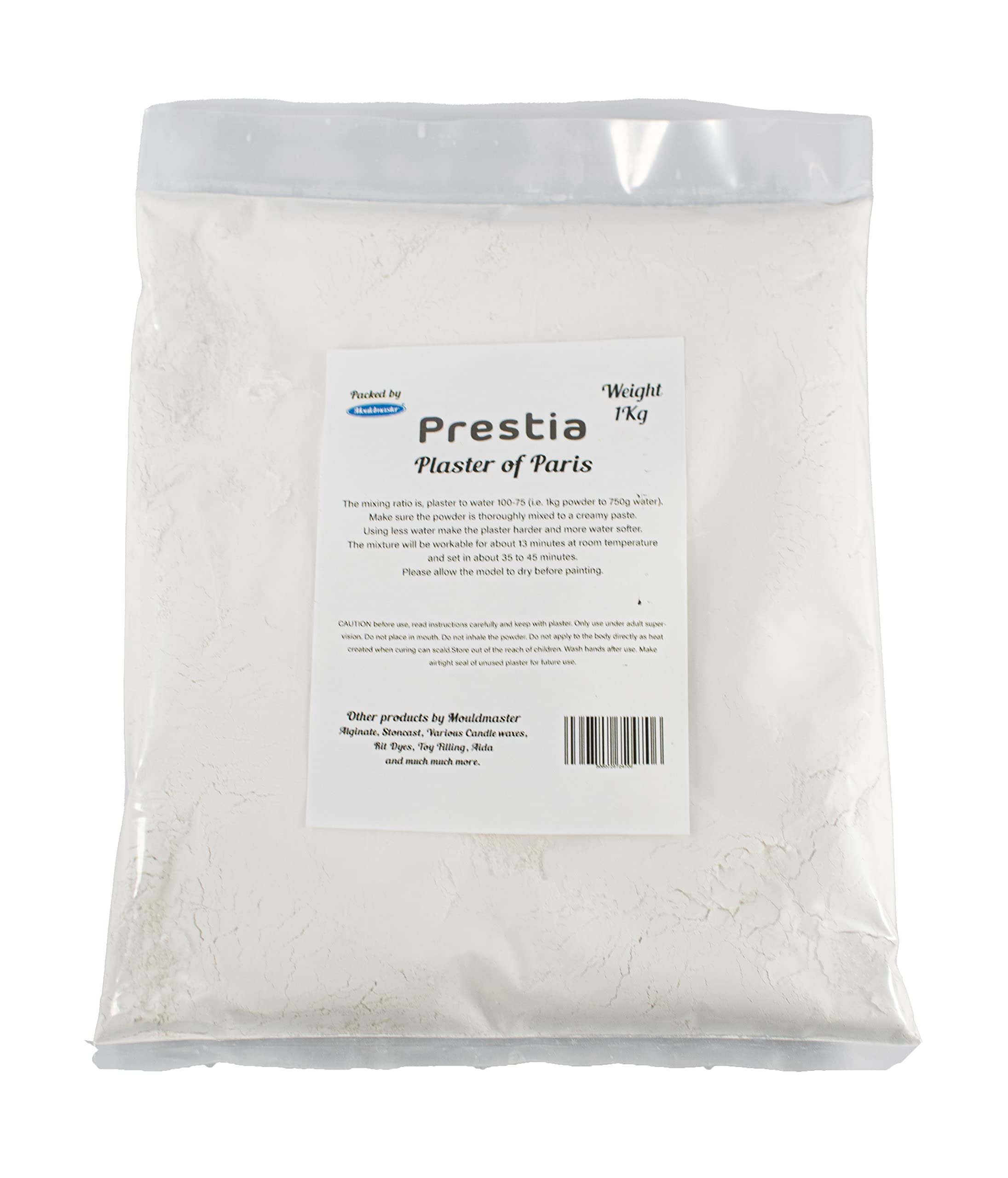 Mouldmaster PMM10 Prestia Plaster of Paris 1Kg, White
