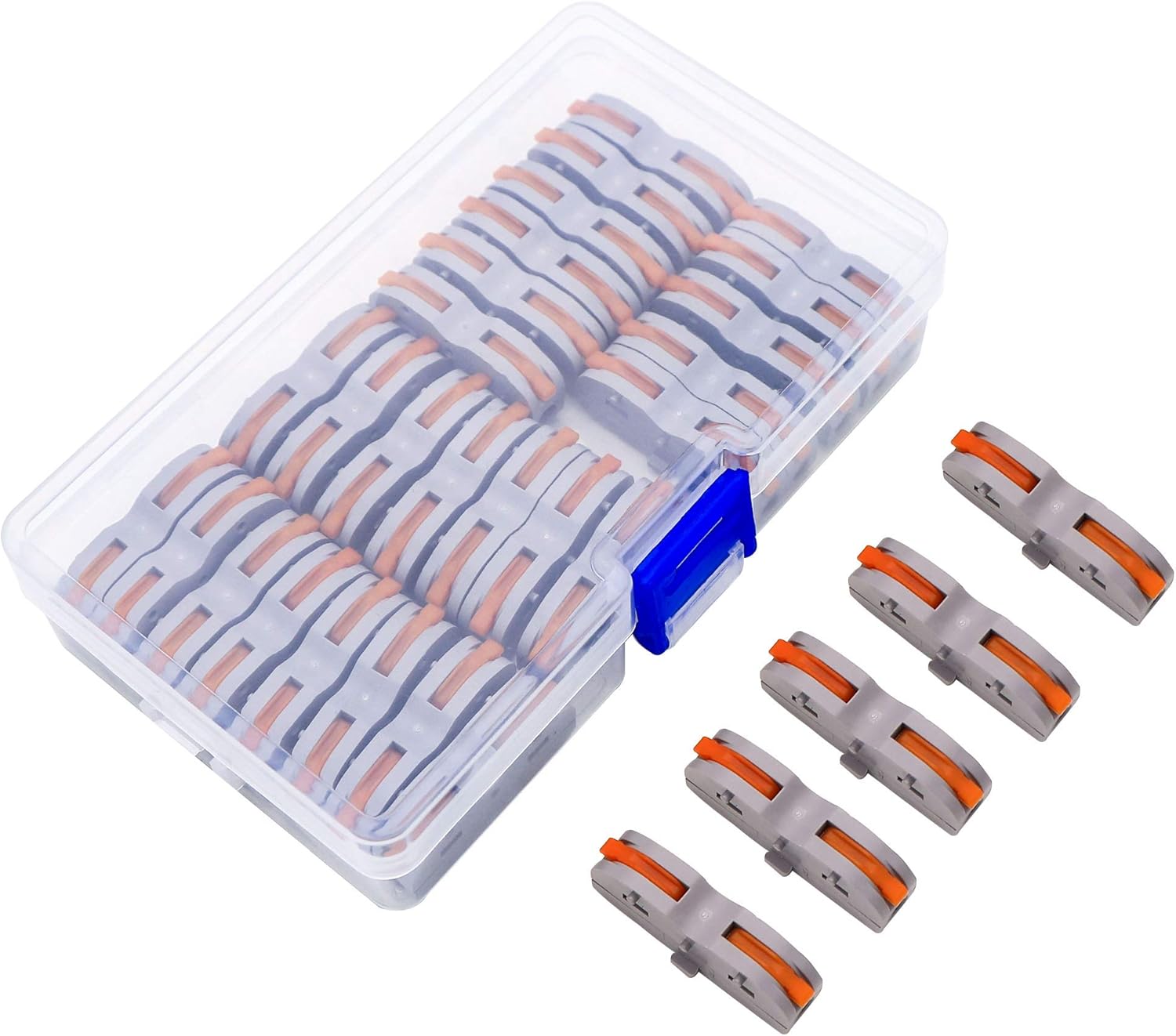 Lever Nuts, 30 Pcs Wire Connector Assortment Pack Compact Splicing