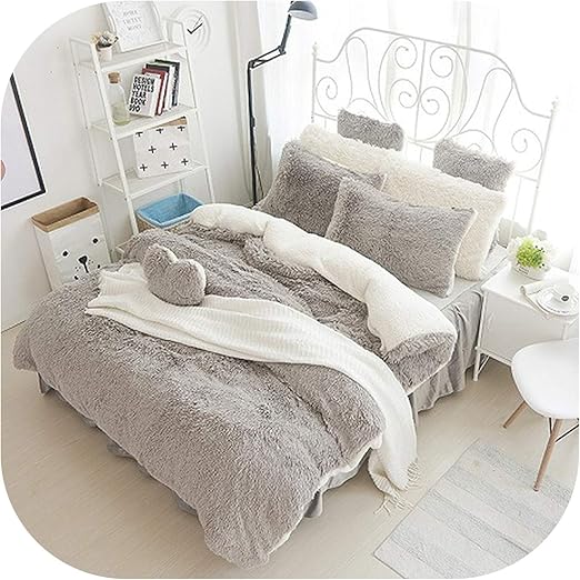 Amazon Com Momowhite Pink Fleece Bedding Set King Queen Twin Size