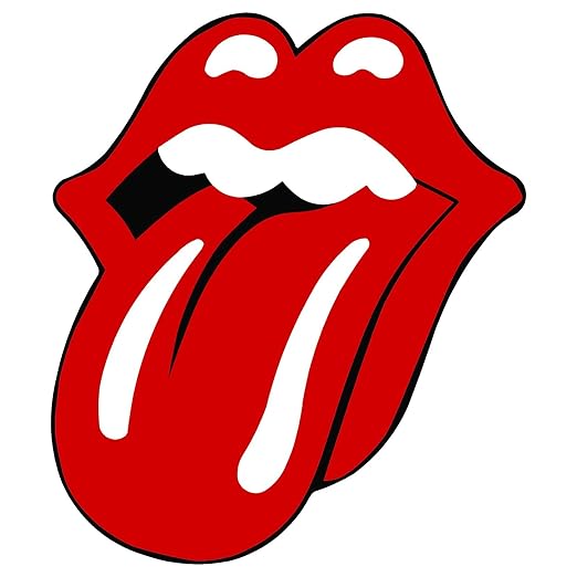 Rolling Stones Tongue Vynil Car Sticker Decal - 2.5"