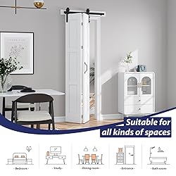 FREDBECK 24X84(Double 12x84) White Bifold Door