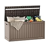 EAST OAK Outdoor Storage Box, 60 Gallon Deck Box