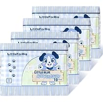 Pannolini Adulti Regolabili LittleForBig - Con Velcro E Design BabyFur, Taglia XL (121-142 Cm), Confezione Da 10 Pezzi - Blu - Foto 5