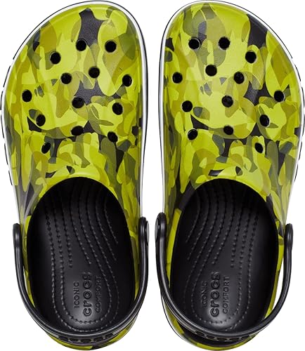 Crocs Bayaband Bubble Camo Clog (Toddler) Black/Multi Toddler M