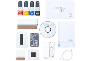 Silhouette Mint Stamp Kit and Ink Bottles