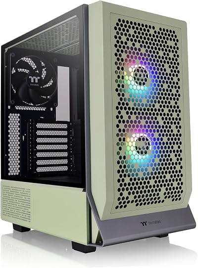 Thermaltake Ceres 300 TG ARGB Hellgrün PC Case Tempered Glass Mid Tower