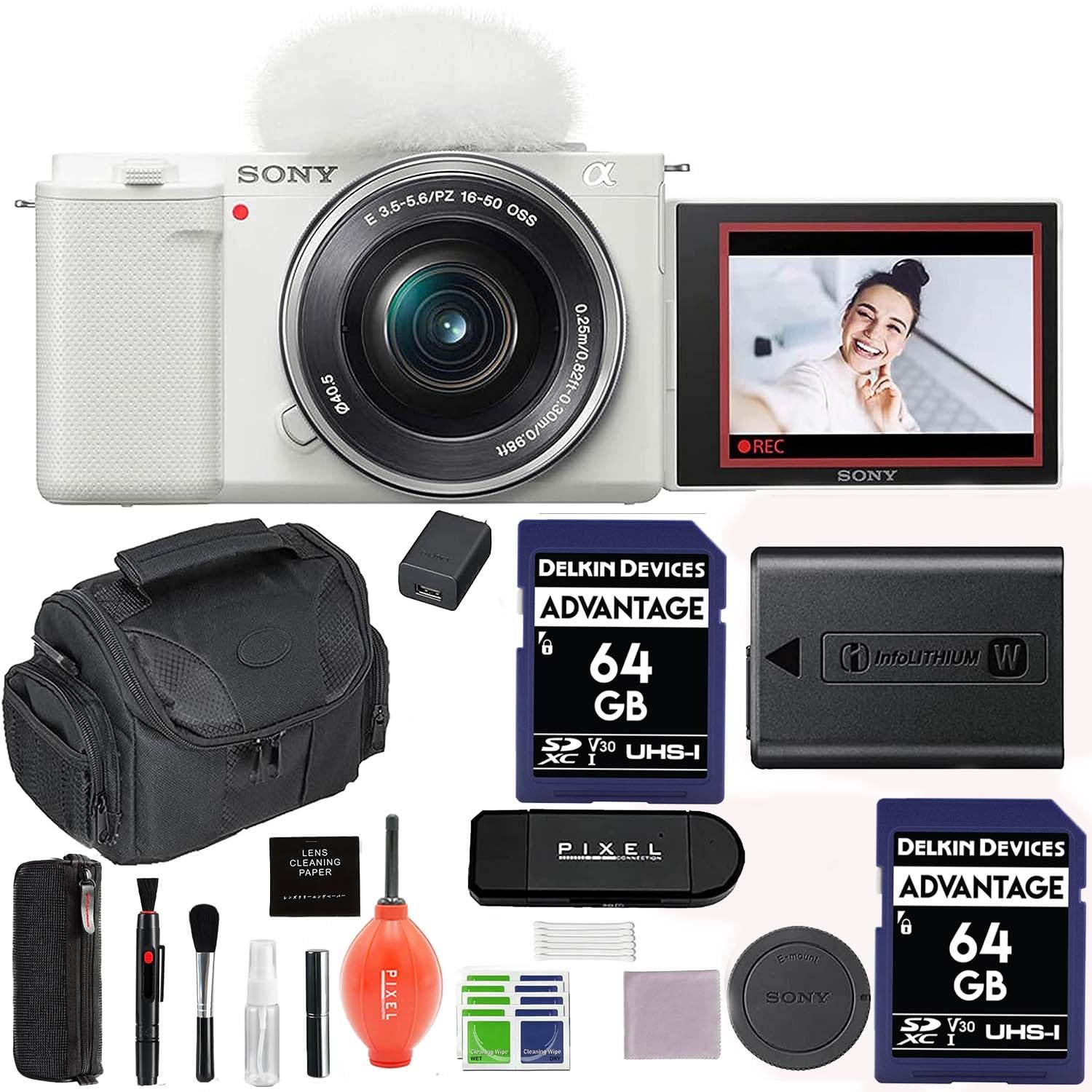 Sony ZV-E10 Mirrorless Vlog Camera with 16-50mm