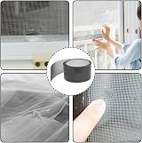 FralnFit Fiberglass Window Screen Repair Tape Kit Waterproof Anti-Insect Mesh view 8