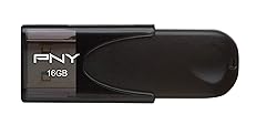 PNY - Attaché 4 16GB USB 2.0 Flash Drive - Black