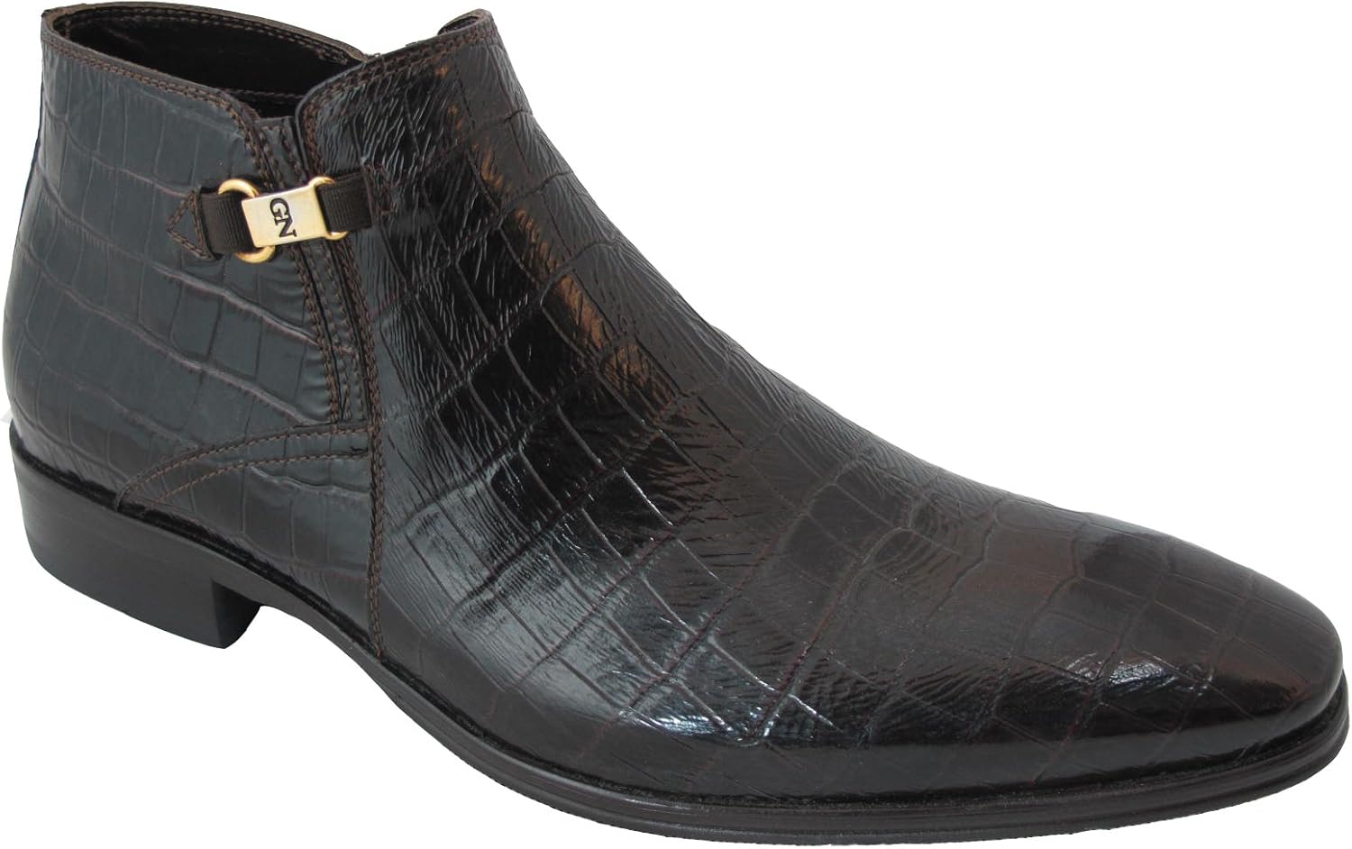 Giampiero Nicola Men�s Italian Leather Boots Brown 1422