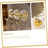 RaMpad Self Adhesive Hooks 4pcs Heavy Duty Wall Hangers for Storage view 9