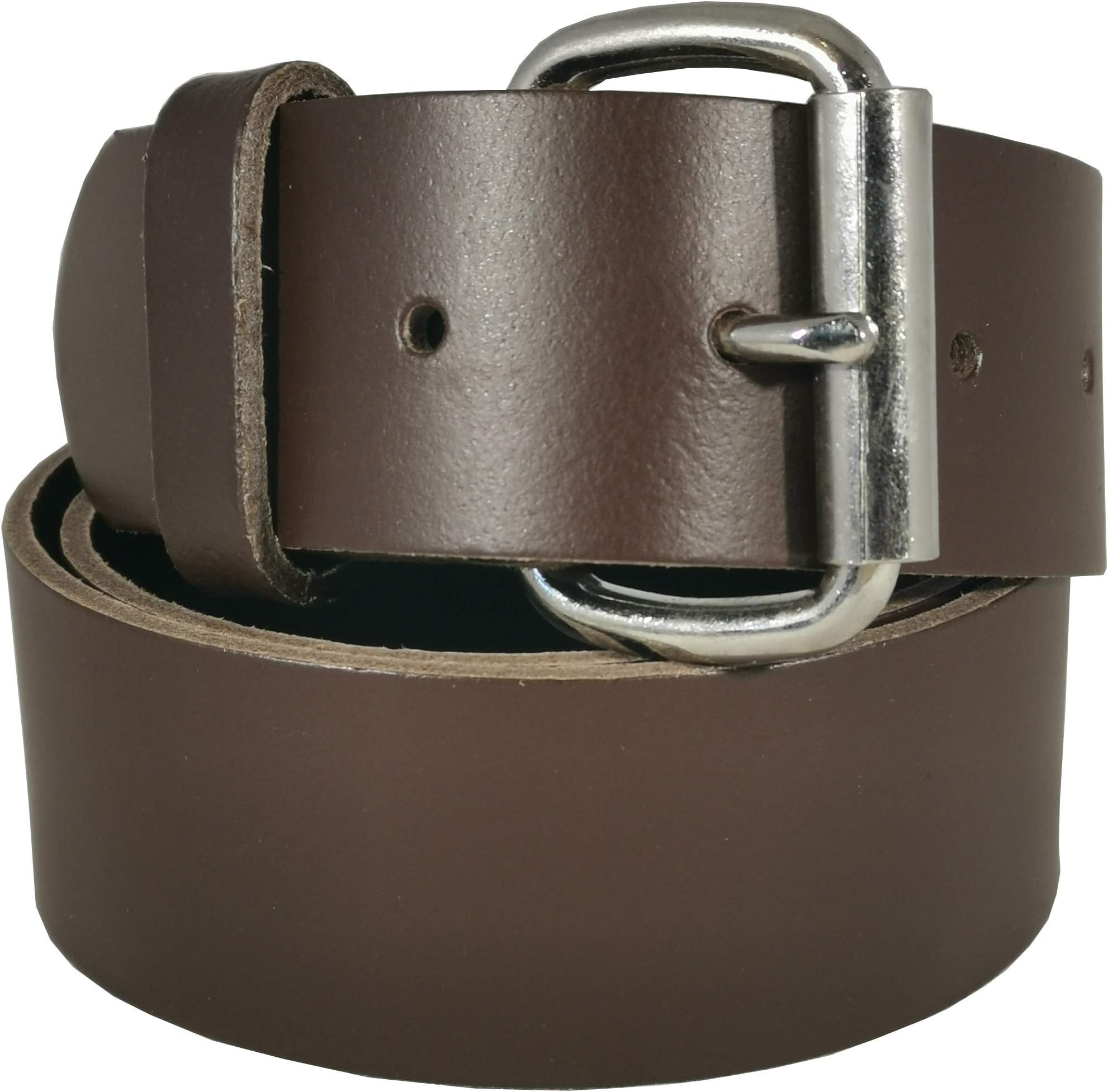 BELT UP Mens 100% Real Leather 1.5 Inch Plain Casual Smart Jeans Belt