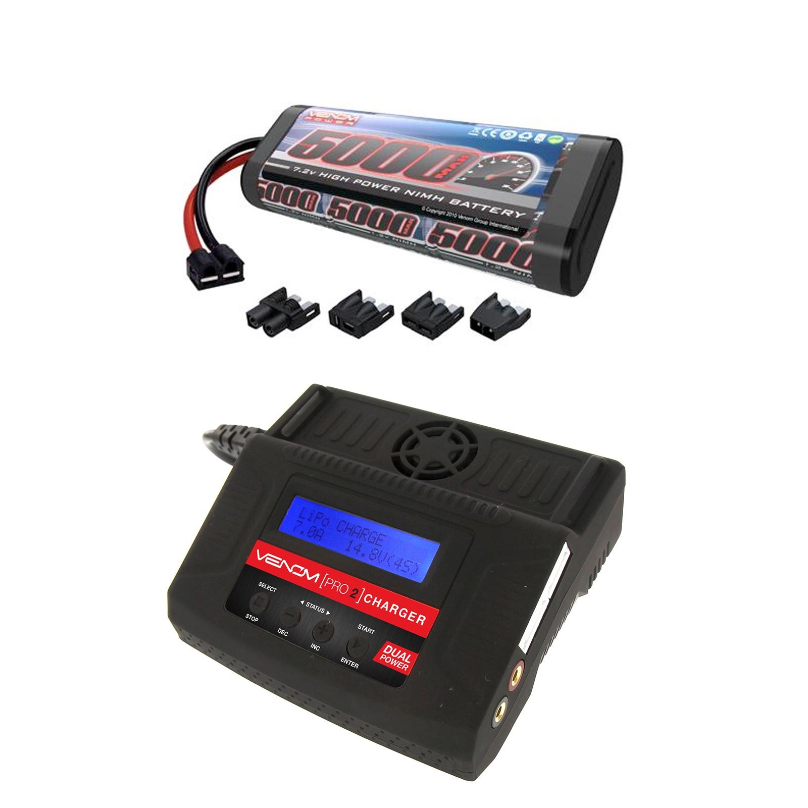 Buy Venom 7.2V 5000mAh 6Cell NiMH Battery with Universal Plug System