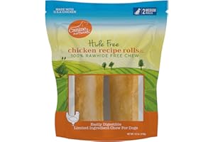 Canine Naturals Hide-Free Chews (Chicken, Rolls Medium (2 Count))