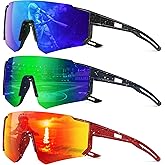 kunchu Kids Sunglasses Polarized - UV400 Protection Boys Youth Cycling Goggles Baseball Sunglasses with Glasses Strap