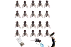TAIZICITY Fly fishing, Fly Fishing Bait 20PCS, 2024 Upgraded Fishing Flies, Shrimp Flavor Fishing Bait, Indestructible Bait without dropping The line Fly Fishing Lures-Fishing Flies