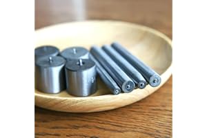 PEACHCOR 1mm/1.5mm/2mm/2.5mm Mini Eyelet Grommet Setter Tool with Base (The only Tool for 1mm Eyelets), Doll Clothes Eyelet Grommet Setter Tool, for Doll Clothes Sewing Project