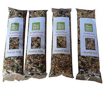 No Spill Peanut Rich Wild Bird Seed Tubes The Happy Bird Company