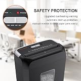 Bonsaii 6 Sheet Cross Cut Shredder C237-B Upgrade 13L 5x14mm 3min view 4