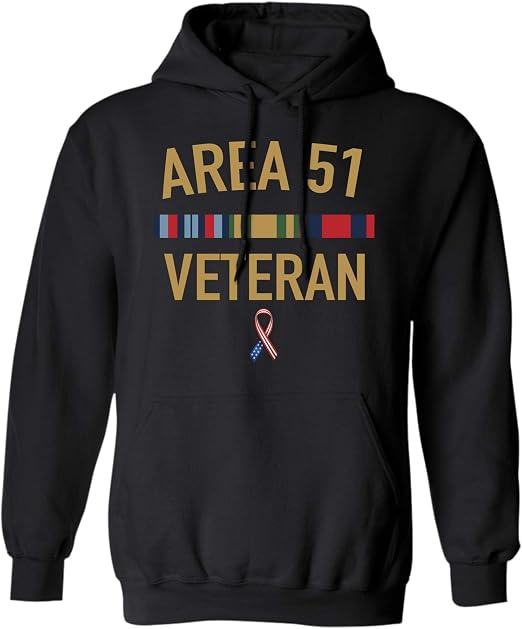 Amazon.com: Area 51 Veteran T-Shirt Funny Shirt Storm Area 51 (Hoodie