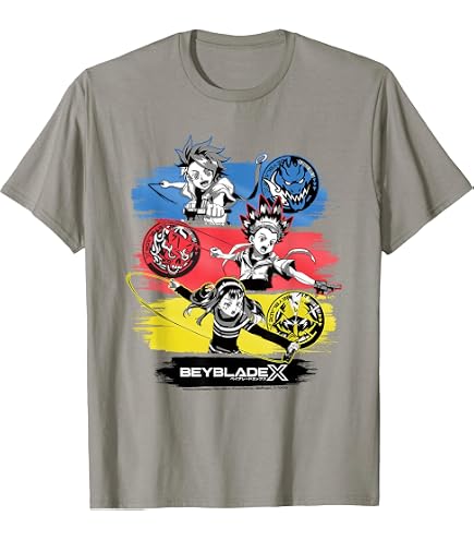 Amazon.com: Beyblade X Jaxon Blader X Feel The Impact T-Shirt