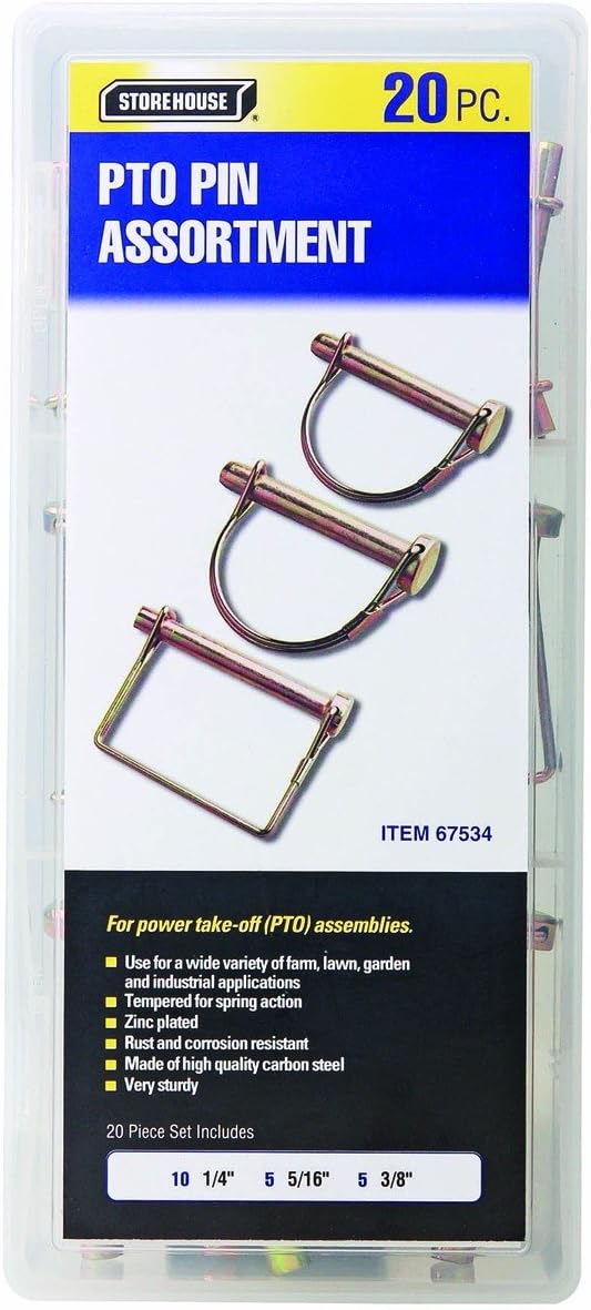 20 Piece PTO Pin Assortment from TNM