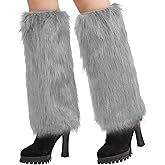 Nanxson Womens Fur Leg Warmer Winter Furry Long Boot Cuffs Cover TTW0034
