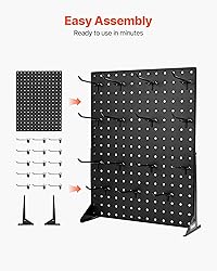 VEVOR Pegboard Display Stand, 17 x 13 Inch Tabletop