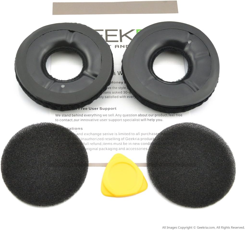 Geekria Comfort Velour Replacement Ear Pads Compatible with Sennheiser HD25-1, HD25, HD25SP, 25SP-II Headphones - Image 5