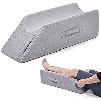 Shinnwa Leg Elevation Pillow Post Surgery with Washable Cover and Handle, Leg Support for Injury Recovery&Pain Relief, Knee P