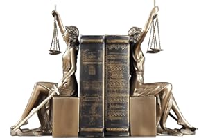 LADDERU Lady Justice Statue Decorative Bookends