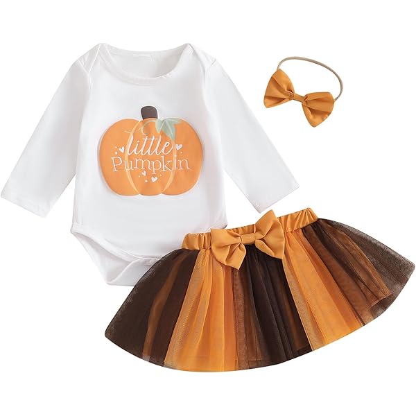 Babyboo Dress My First Halloween Baby Girl Outfit Infant Pumpkin - Main Image